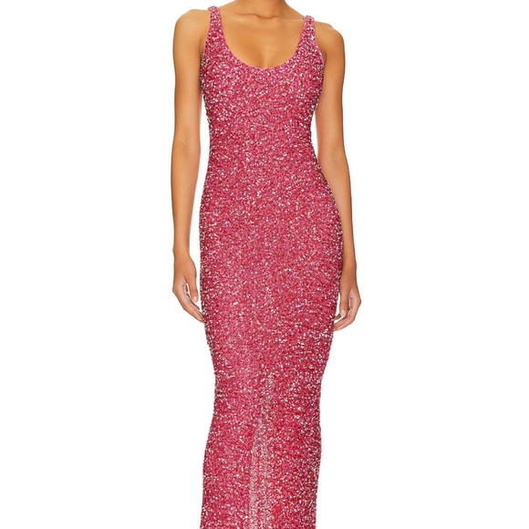 Sequin Pink Gown from Revolve - Picture 2 of 5